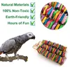 Other Bird Supplies Hamster Chewing Toy Hanging Bells Rattan Balls Molars Pet Chinchilla Guinea Pig Parrots Parakeet Birdcage Decor