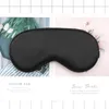 Couverture des yeux Imité Soie Sommeil Masque Pour Les Yeux Slee Rembourré Ombre Patch Yeux Bandeaux Portable Voyage Eyepatch Voyage Relax Reste 50oO #