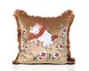 Luxury designer embroidery pillow case classic pattern cushion cover 45*45cm or 30*50cm for home decoration New Year and festival Christmas festival gift