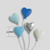 Party Supplies Heart Balloon Shape Cake Decor Easy To Use Charming DIY Topper For Birthday Parties