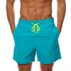 Novo lazer calções de banho dos homens praia shorts crianças meninos respirável surf board shorts secagem rápida maiô verão esportes