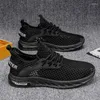 Yürüyüş Ayakkabıları Nefes Alabilir Yuvarlak Burun Boyutu 38 Erkek Spor Ayakkabı Çalışan Erkekler Çocuklar Sporcu Kayıt Tesisi Shooes Ydx1