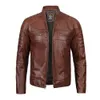 Мужская куртка Fjackets Cafe Racer - мужские байкерские мотоциклетные куртки из натуральной кожи ягненка