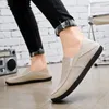 Casual Shoes Mens Canvas Slip On Fashion Sneakers Andningsbara män Tenis Masculino Leisure Walk Flats Male Teking Moccasins