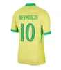 22/23 24/5 Brazils Soccer Jerseys L.Paqueta Neymar Vini Jr. 23 P.Coutinho Richarlison Football Shirt G.Jesus T.Silva Bruno G. Pele Casemiro Men Kids Set Jersey