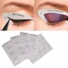 eyebrows Eye Shadow Makeup Template Tool Eye Makeup Stencils Set Eyeliner Template Sha Tools Styling Drawing Guide for Women f8QI#