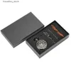 Pocket Watches Retro Mechanical Pocket Set Luxury Pendant Mens Pendant Clock Necklace Chain Bag Reloj de Bolsillo L240322