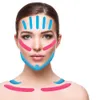2,5 cm x 5m Kinesiology Taśma dla twarzy V linia szyi oczy Podnoszenie Zmarszczacza zbiórka naklejka na narzędzie do pielęgnacji skóry twarzy elastyczna bandaż e3vw#