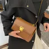 Сумка через плечо для женщин, женская сумка на цепочке, модный кошелек 2024, ретро-дизайнер из искусственной кожи с каменным узором