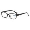 Solglasögon Anti-Blue Light Reading Glasses Men Fashionabla Presbyopia Women Diopter 1.0 1.5 2,0 2,5 3,0 3,5 4.0