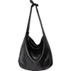 MABULA Knot Handle Women Hobo Shoulder Purse Vintage Big Capacity High Quality Leather Sling Crossbody Handbag Casual Work Bag 240305