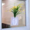 Vasi Adesivi murali vaso di fiori in silicone Vaso autoadesivo Adesivo per fioriera idroponica Appendere fiori Decorazioni per la casa fai da te