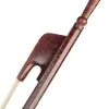 Guitar Naomi Professional 4/4 Violin/fiol Bow Barock Style Snakewood Stick Natural Mongolia Hästhår Hållbar användning