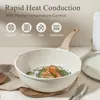 Köksredskap sätter 11 datorer och kokkärlsuppsättning nonstick matlagning w/stekstrålar (PFOS PFOA gratis)