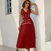 Casual Dresses woo Pig Sleeveless Dress Women's Summer Suit Evening 2024 Kvinnor