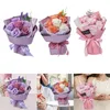 Decoratieve bloemen Soap Flower Bouquet Pography Props Mother's Day Gift Artificial for Party Engagement Wedding Thanksgiving Ceremony