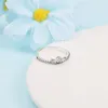 Cluster-Ringe CKK 925 Sterling Silber Ring Funkelndes Herbarium für Frauen 2024 Trendschmuck Hochzeit Verlobung