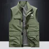 North Vest Face Designer Original Quality Mens Vests Spring Autumn New Outdoor Photography Fishing Vest Shoulder Multiple Pockets