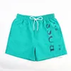 Designer heren shorts merk zwem korte luxe brief afdruk zwemkleding kort zomerstrand snel drogen nylon shorts man broek l-4xl