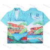 Shirts designer shirts luxe overhemd heren Mode Geometrische print sandbeach overhemd Hawaii Bloemen Casual Shirts Heren Slim Fit Korte Mouw Variatie