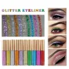 10 kolorów biały złoty brokat płynny eyeliner dla łatwych do noszenia Wodoodporny płynny eyeliner piękno oko Eye Eyup Makeup Maquiagem 15i1#