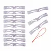 8/12 Pcs Reusable Eye Brow Drawing Guide Eyebrow Stencil Set Styling Sha Grooming Template Card Kit Eyebrow Shaper Makeup S1k2#