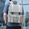 Sac à dos imperméable en tissu Oxford pour hommes, voyage quotidien avec de grandes poches pour ordinateur portable, cartable de grande capacité, sacs à bandoulière