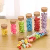 Bottles 15pcs Transparent Clear Glass Corks Cover Test Tube Jars For Sand Liquid Glycyrrhiza Food Grade Safety