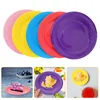 Одноразовая посуда, 50 шт., украшения для вечеринок, цветные бумажные тарелки для вечеринок, принадлежности для детского душа