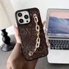 Mooie iPhone-telefoonhoesjes 15 14 Pro Max Luxe LU-riem lederen tas Hallo kwaliteit 18 17 16 15pro 14pro 13pro 13 12 11 hoesje met logo Box Verpakking Meisjes Vrouw MTL