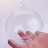 Party Decoration 5 Pieces X Diy Paintable Christmas Ornament 100mm Glass Hooked Sphere Ball