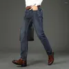 Jeans da uomo Pantaloni in denim dal design di alta qualità Pantaloni da uomo di marca Business Casual Elastico Regular Fit Dritto Classico Dropship Pantaloni di lusso