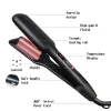 Irons jaja zwijane włosy Curling Iron Fala LED Wand Ceramic Profession