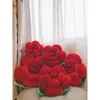 Pillow 3D Stereoscopic Rose Flower Novelty Home Wedding Decorative Sofa Soft Cojines Valentine's Day Gift Coussin