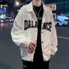 Spring Autumn Sports Casual Coat Men's Instagram Loose Student mångsidig trendig och stilig jacka