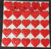 Brooches 20Pieces Unique LED Flashing Light Brooch For Valentines Day Heart Star Badge Pin Dress Up Props T Shirt Corsage