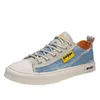 Zapatos casuales con cordones productos azul cielo zapatillas de deporte vulcanizadas para hombre deportes de verano fresco auténtico precio más bajo