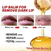 Remover Escuro Lip Balm Lightening Máscara de Melanina Gloss Óleo Esfoliante Limpo Hidratação Profunda Maquiagem Beleza Saúde Produtos Coreanos O746 #