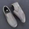 Sıradan Ayakkabı Erkekler Kış Sıcak Deri Önyükleme Moda Düşük Üst Düz Kayma üzerinde Peluş Erkek Spor Ayakkabıları Businesloafer Tenis Maskulino 9105