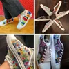 Casual schoenen INSTANTARTS Fight Childhood Cancer Awareness Sugar Skull Low Top Canvas Outdoor Waking Man Loafers Sneakers Licht