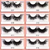 Wi My 8D Mink Les Bulk Großhandel Fluffy 22-25MM Mink Eyeles Box Paket liefert dicke 5D Fake Eyeles Make-up-Tool T3Fd #