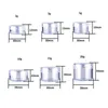 50/100 шт. 2 г 3 г 5 г 10 г 15 г 20 г Пустая пластиковая косметическая банка для крема Прозрачный образец горшка для макияжа Тени для век Бальзам для губ Контейнер s2zq #