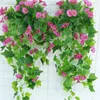 Decorative Flowers High Quality Simulation Morning Glory Attractive Nice-looking 6 Colors Fake Plant Flower For Home