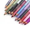 Double-ended Double Color Eyeliner Pen Glitter LG Duradouro Waterproof Sweatproof Eyeshadow Highlighter Olhos Lápis Maquiagem Ferramenta t7eO #