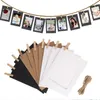 Frames 1/2/4PCS Lot Po Frame Picture Wooden Clip Paper Holder Booth Props Home Wedding Wall Decor