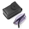 Sunglasses High-definition With Glasses Case Portable Presbyopia Eyeglasses Diamond-cut Anti-UV Blue Rays Folding Reading