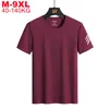 Plus storlek 6xl 7xl 8xl 9xl Lossa T -skjortor Män överdimensionerade tshirt Summer Quick Dry Mens stora höga manliga stora tee -toppar 140 kg 240318