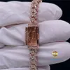 Fijne sieraden Hip Hop Pass Diamond Tester 5 mm Moissanite Vvs Cubaanse kettingarmband