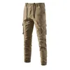 Kadın Pantolon 2024 Erkek Kargo Çoklu Cepleri Pantolon Fermuar Moda Açık Hava Giyim Erkekler için Spring Joggers