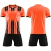 2023 Student Football Uniform Tracksuit Set Men Boys Jersey Custom Soccer Shirt Clothes Set 240318